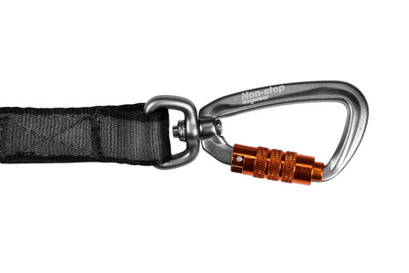 Non-Stop Move Leash - Twistlock carabiner