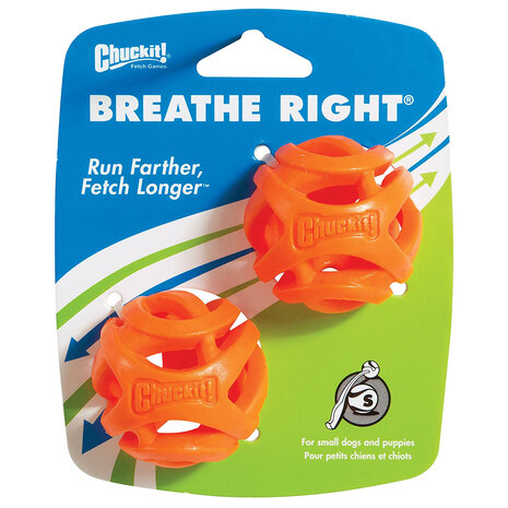 Chuckit Breathe Right Fetch Ball (S / 2-Pack)